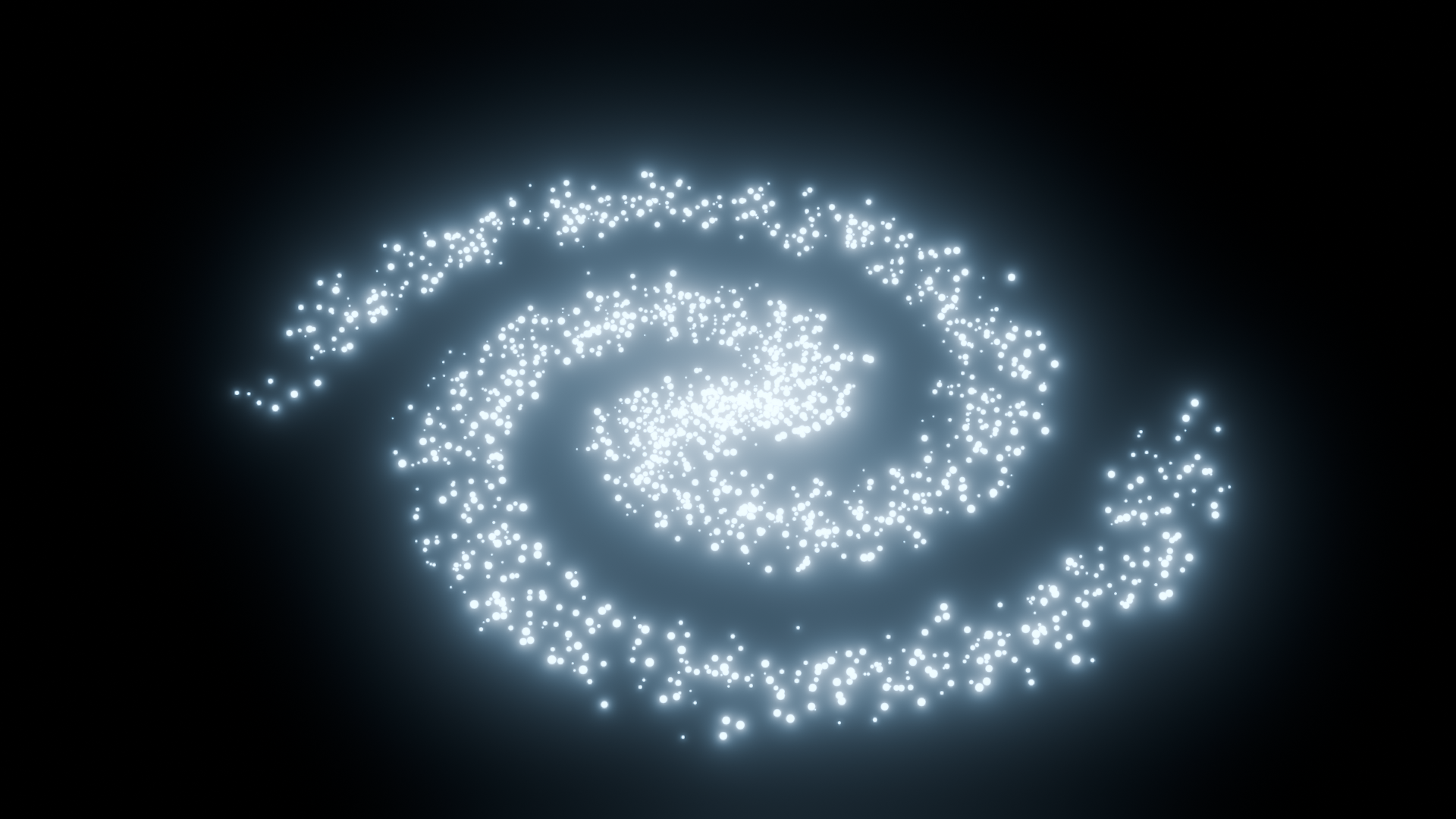 swirly blue dots